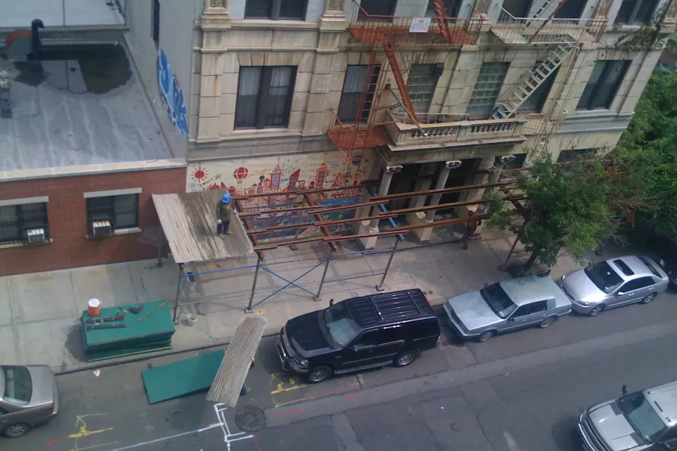 Sidewalk Shed Scaffolding